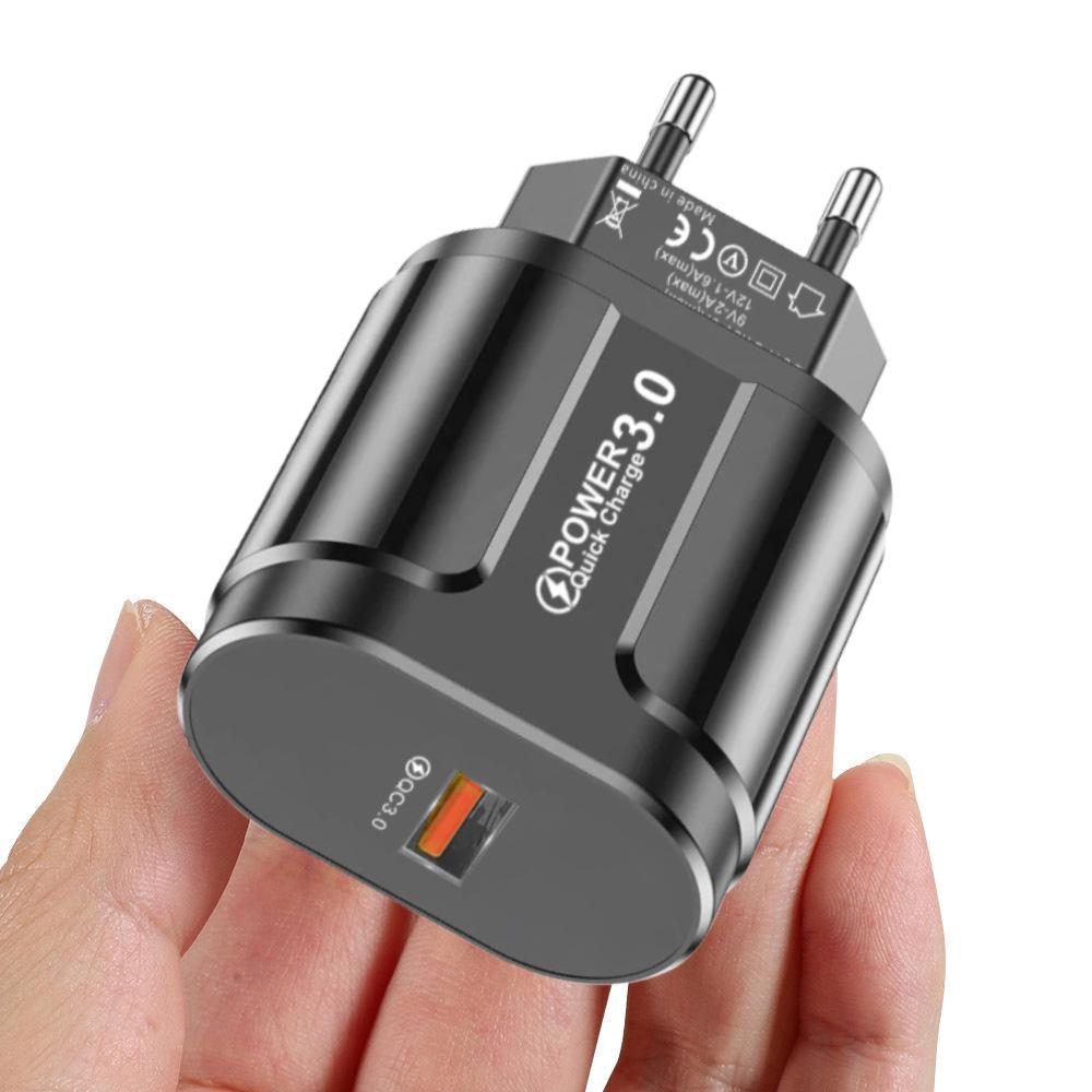 PD33W GaN QC3.0 Многопортовое EU Зарядное устройство 9V/12V Адаптер Быстрой Зарядки