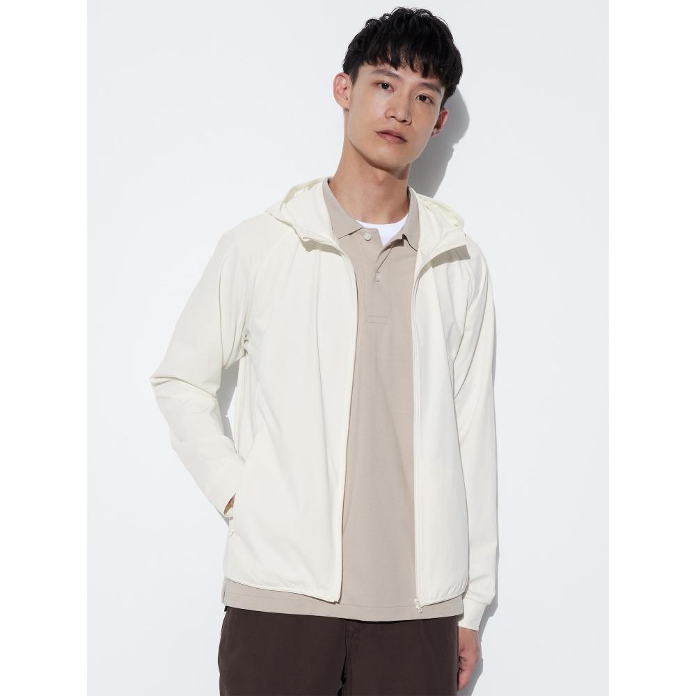 Uniqlo Мужская парка с ползунком Dry Ex с защитой от УФ-лучей