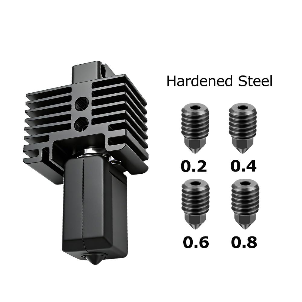 Upgrade Hotend 2.0 for Bambu Lab P1S X1 X1C 0.4 0.2 Nozzle Bambulab Extruder Heating Block Replacement