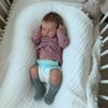 48 см 3D-краска с видимыми венами Мягкое виниловое тело Reborn LouLou Baby Girl Кукла Игрушка, как настоящая спящая кукла Реалистичная игрушка для купания