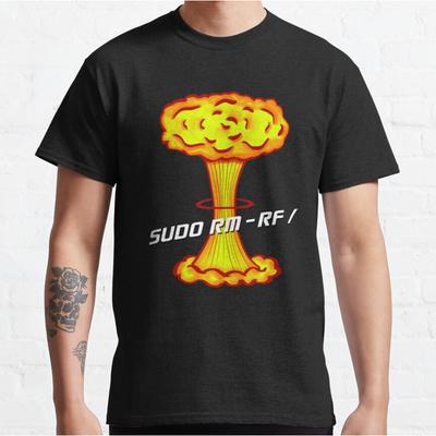 Футболка для разработчика ПО Sudo rm -rf Funny Sysadmin Command Engineer, размер L, топ, взрослая футболка S-6XL