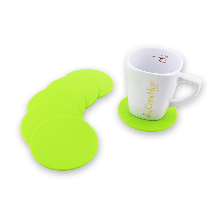 Пищевая силиконовая подставка для еды, круглая утолщенная термоизоляционная подставка, 10 см.