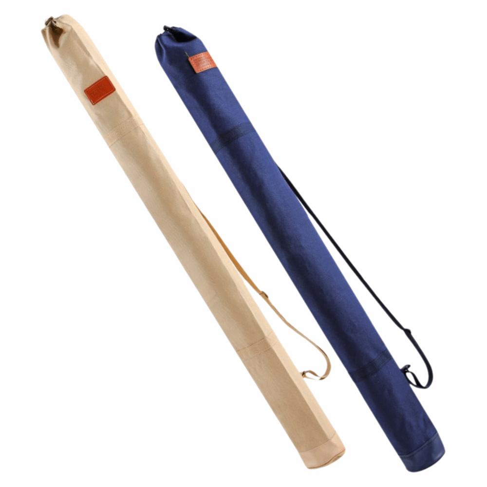 Canvas Material Canvas Fishing Rod Bag Foldable Fishing Storage Bag Fishing Supplies