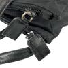 PRADA Triangular logo Tote Bag black Women used