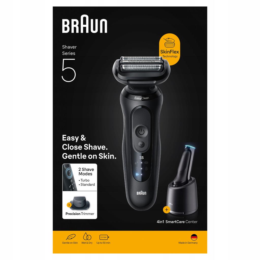 Braun Series 5 Shaver 52-N7200Cc Wet & Dry 1 Pc