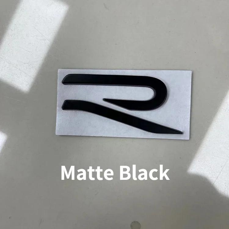 UDXKW1 Metal New RLINE Logo Car Front Grille Emblem Rear Trunk Stickers for Volkswagen VW Golf 7 8 GTI Beetle Passat Tiguan Jetta POLO