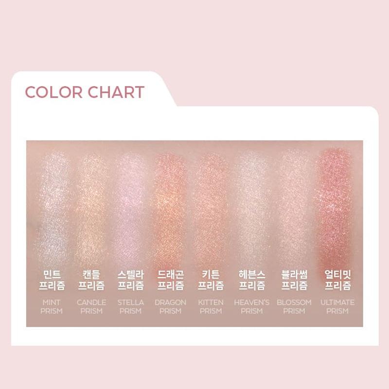 MISSHA Современные блестящие призмы Shadow Glitter 8 цветов, 2 г (8 вариантов)