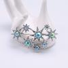 Blucome Starry Sky Brooch Colorful Enamel Gold-color Women Brooches for Party Bag Ladies Pins Corsage Clips