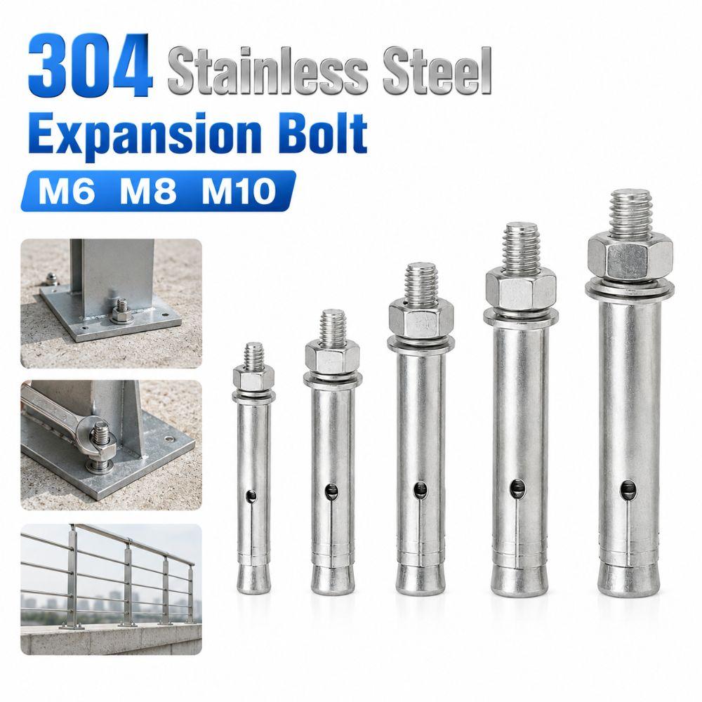 1PC Heavy Duty Expansion Screws 304 Stainless Steel Expansion Anchor Bolt Fastening Bolt