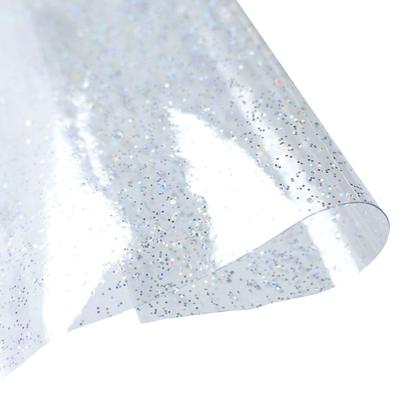 Винил с блестками Nippon Chuko, ширина 92 см x 1 м, ткань, отрез, SMD-201-1M