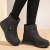 Women's Boots 2024 Winter Shoes For Women Ankle Boots Warm Fur  Waterproof Low Heels Snow Boots Winter Flat Shoes
