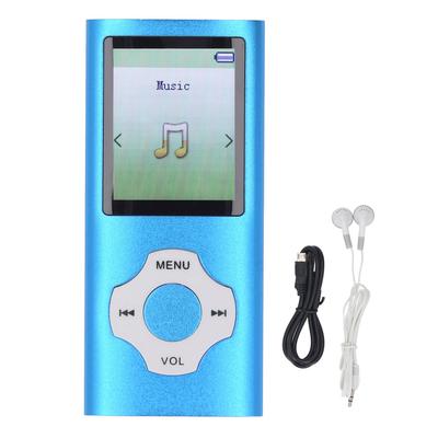 MP3 MP4 плеер Ультратонкий 1,8-дюймовый цветной экран 16 ГБ Маленькая карта памяти Портативный Hi-Fi музыкальный плеер для учебы