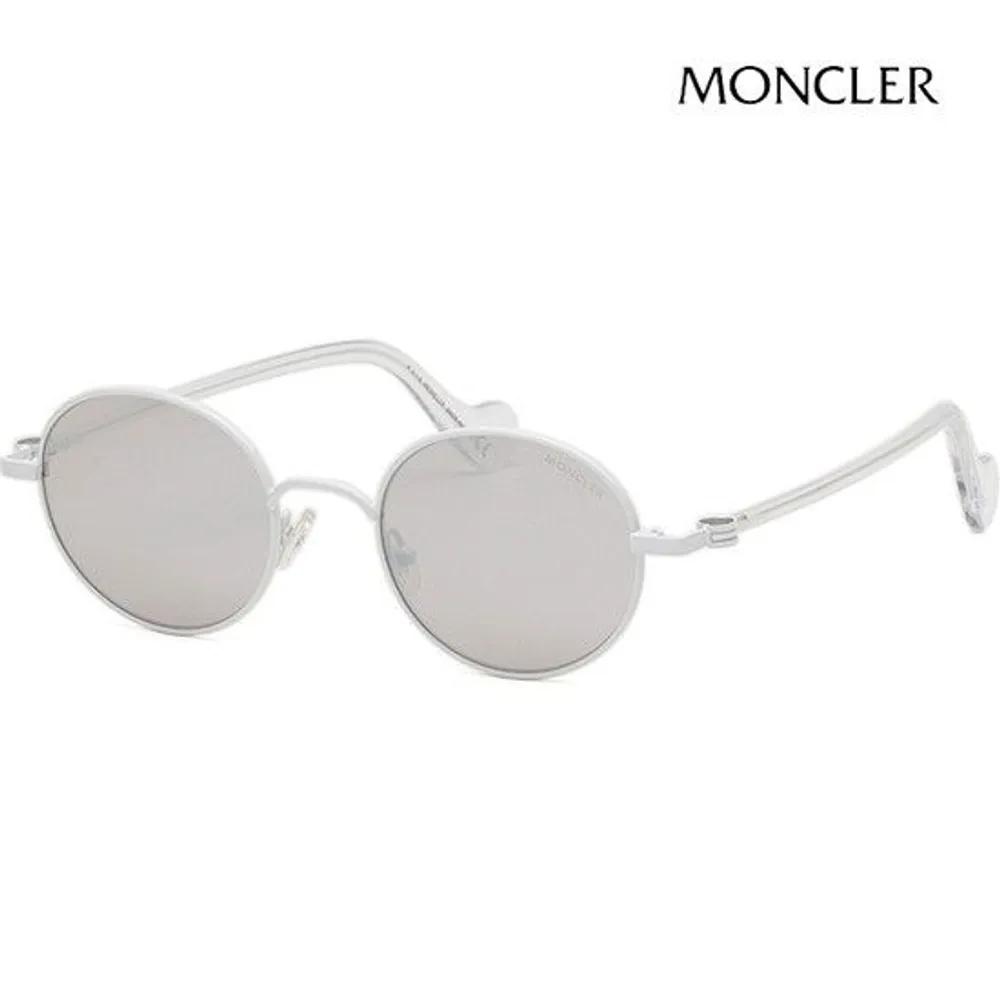 Sunglasses ML0057 21C White Silver Semi-mirror