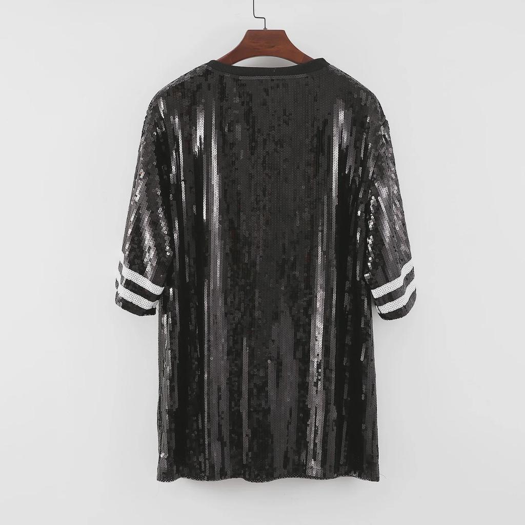 Расшитые пайетками женские рубашки и форма для регби и черлидинга