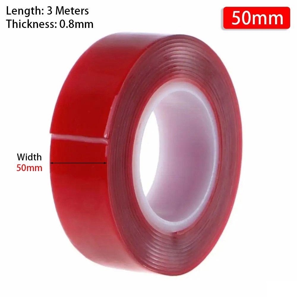 3 метра/рулон Ширина 6-50 мм Двусторонняя лента Для автомобиля телефона планшета ЖК-экрана стекла