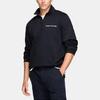 Tommy Hilfiger Вышитый логотип Однотонный Пуловер с воротником-поло Свитшот с длинным рукавом Мужской свитшот Черный 78JB563-001