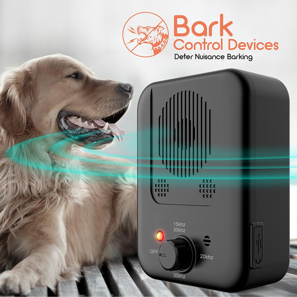 K4 Anti Barking Device Dog Bark Control Behavior Training Waterproof Rechargeable Tool Suitable for