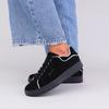 Big Star NN274513 women's shoes black suede classic sneakers