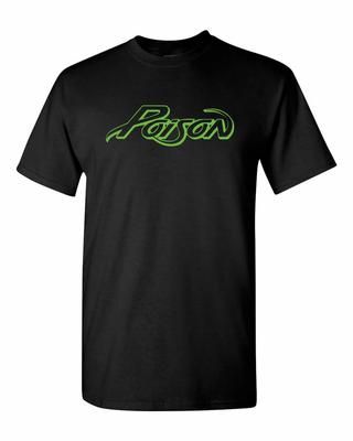 Футболка в стиле хэви-метал рок-музыки Футболка Poison 80-х