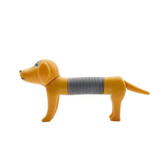 Retractable Toy Various Shapes Stretchable Head Tail 360-degree Twisting Dachshund Dog Fidget Toy