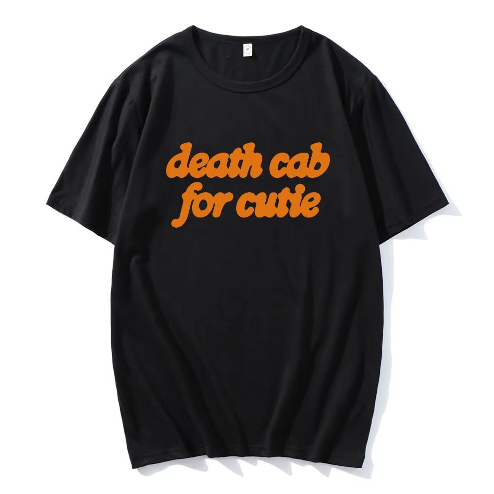 I Built You A Tower Album Design Tshirt Band Death Cab for Cutie Print Tshirts Oneck Summer Unisex Streetwear Graphic Merch