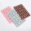 Letter Number Silicone Chocolate Mold 26 Alphabet 0-9 Number Nonstick Fondant Cake Biscuit Candy Jelly Baking Resin Mold