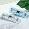 New Style Semi Transparent Myopia Presbyopic Glasses Box Frosted Plastic Cases Eyeglasses Organizer Reading Glasses Bag