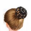 Furling Ornament Balle Crochet Elastic Crystal Handmade Pearl Hair Nets Bun Net Hair Bun Headwear