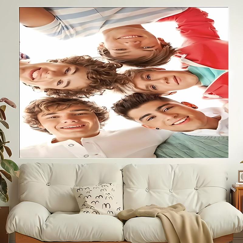 1 шт. Гобелен One Direction Where We Are Now, Декор для гостиной, спальни, офиса, вечеринки, Идеальный праздничный подарок