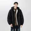 Winter New Hooded Double-sided Down Jacket Hong Kong Style Fashion Versatile Thicker