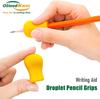 20-Piece water drop silicone pen holder ten-color universal for adults and children ergonomic grip correction writing aid