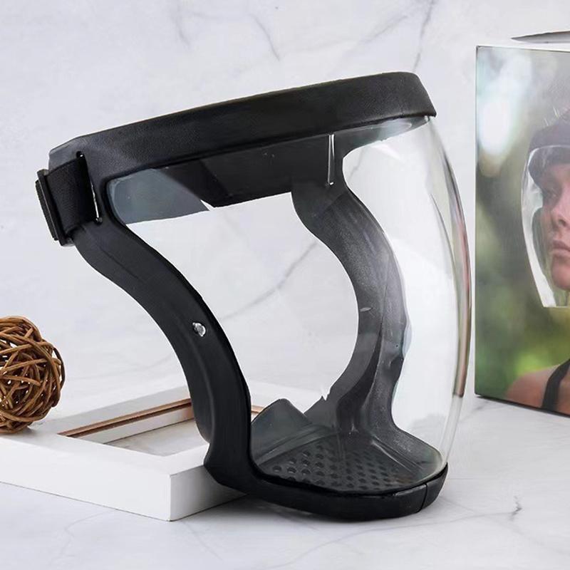 Рабочая защитная маска Прозрачная защитная маска для лица Защитная противотуманная противопылевая домашняя кухонная утварь Полнолицевая маска