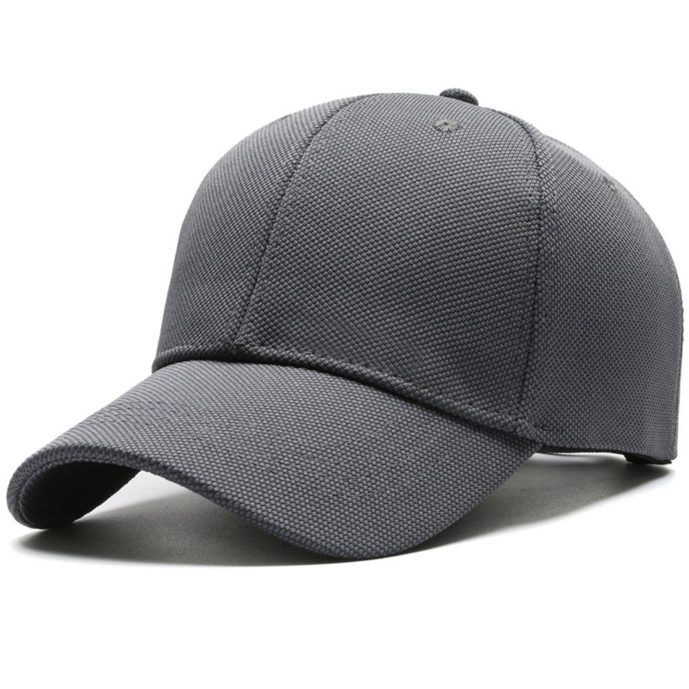 Trendy Simple Design Pineapple Cloth Cap Breathable UV Protection Sunshade Hat Adjustable Large Head Cover Unisex