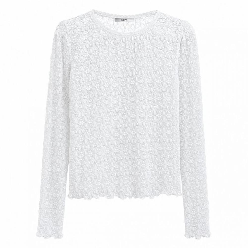 Ggpx New York Flower Lace Blouse Gq8sh051f