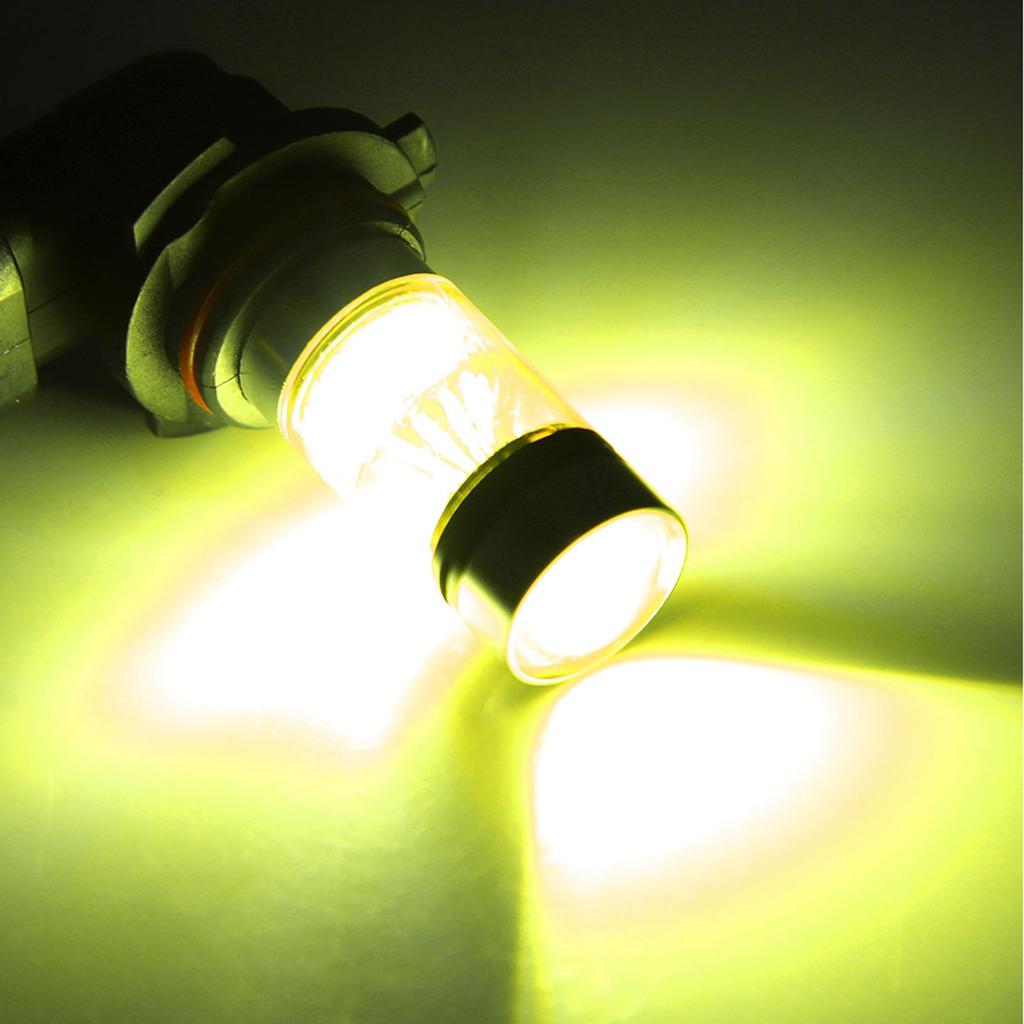 9006 HB4 Противотуманные фары 100 Вт 20 светодиодов Автомобильные дневные ходовые огни DRL Желтые