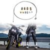 Motorcycle Emergency Cable Kit Replacement Easily Install Versatile Repair Parts Accessories Length