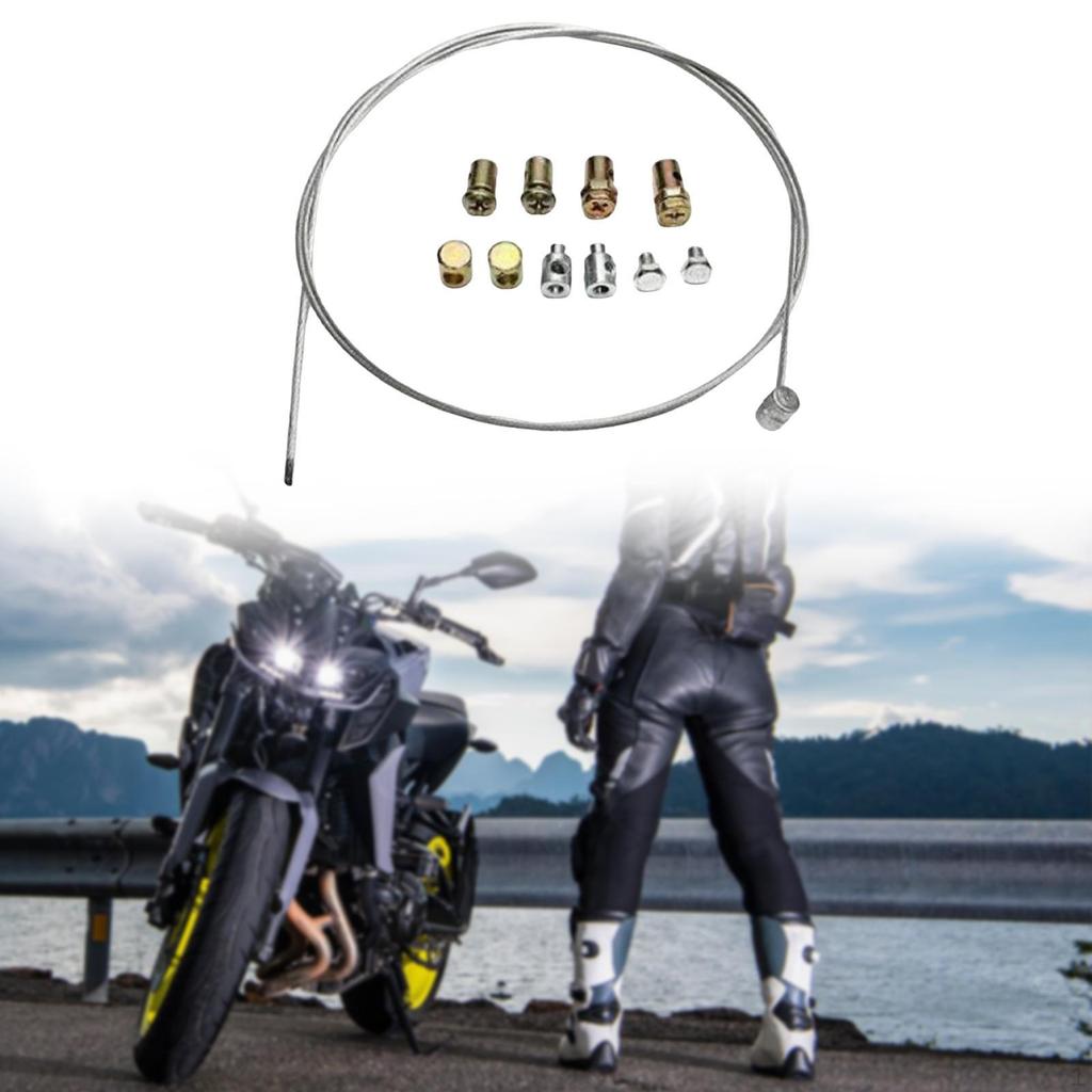 Motorcycle Emergency Cable Kit Replacement Easily Install Versatile Repair Parts Accessories Length