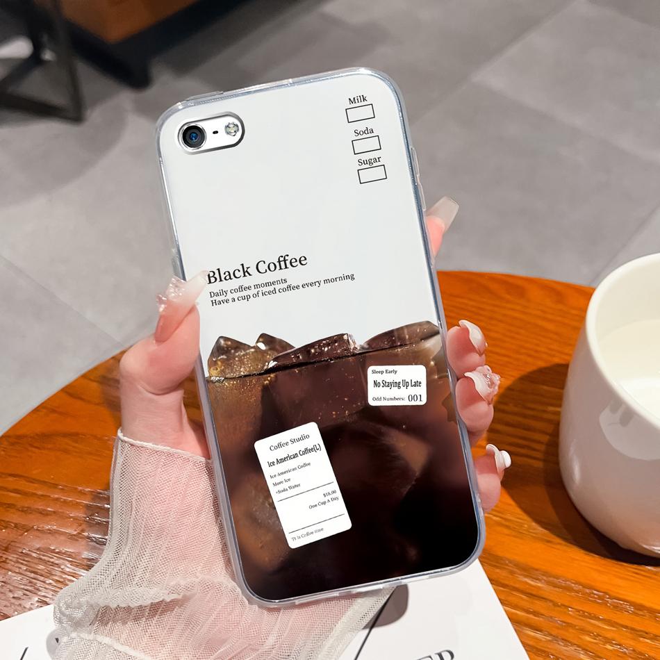 Для iPhone 4 5 5S 6 Plus Чехол для телефона Чернильная живопись Мягкая прозрачная силиконовая задняя крышка Для Apple iphone4 iphone5 5 S iphone6 6+ Funda