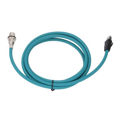 Экранированный кабель Ethernet M12 8-контактный X-код гнездо для заднего монтажа к разъему RJ45 вилка адаптер
