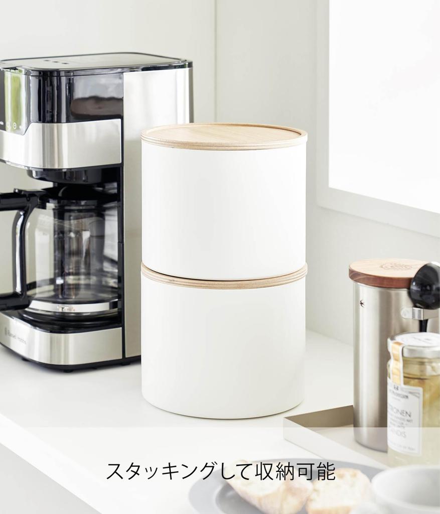 Yamazaki Coffee Paper Filter W17 X D17 X RIN Wave Filter Coffee Filter 4569 Basket-Shaped Case, Large, Natural, Approx. H13.5cm, Case, Case,