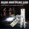 H4 LED Супер яркая лампа головного света 3000000Лм Беспроводная Plug And Play светодиодная лампа для автомобиля 6000K Прожектор Автомобильная диодная лампа