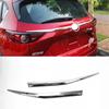 Для Mazda Cx5 Cx-5 KF 2017 18 19 20 21 Углеродная Накладка на Крышку Заднего Багажника Задняя Дверь Багажника Защитная Молдинг-полоса Отделка