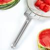Watermelon Cutter Tool Efficient Stainless Steel Slicer for Watermelon Mango Cantaloupe Portable Kitchen Gadget for Fruit Salad Family Picnics Parties