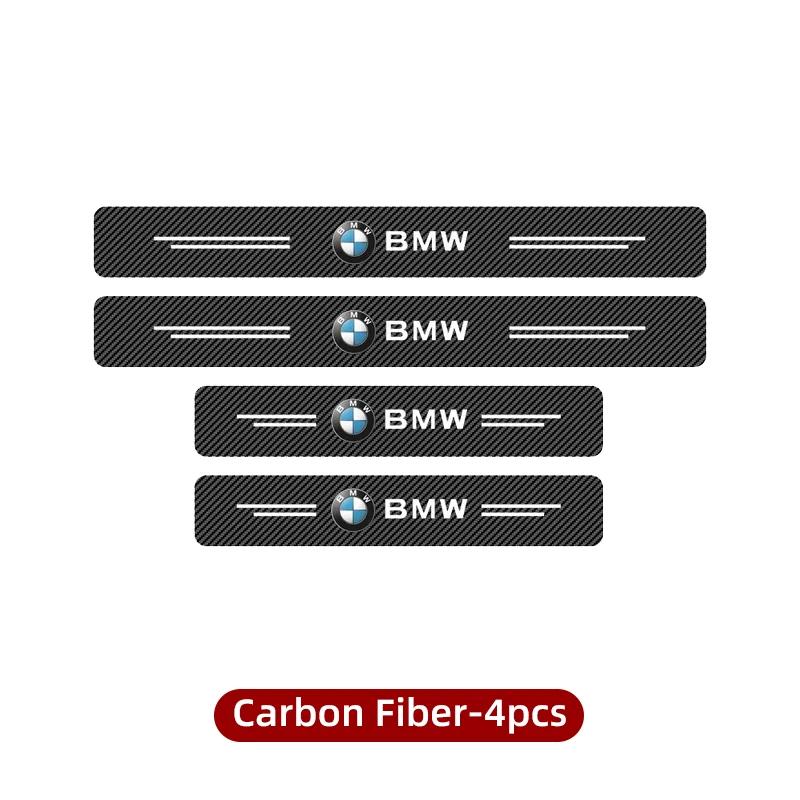 MAKKG1 New 2025 Car Interior Door Sill Strip Carbon Anti-Scratch Protector Sticker For BMW E46 E90 E60 F30 F10 E39 E36 F20 E87 E90 G30