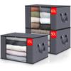 1pcs Large Capacity Clothes Storage Bag Foldable Blanket Storage Bags Storage Containers for Organizing Bedroom Closet Clothing
