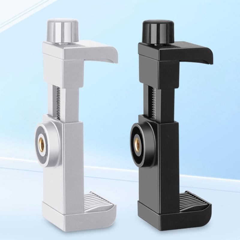 Многоцелевой зажим с винтовым креплением 1/4" для камер, телефонов и камер видеонаблюдения. Стабильный и портативный.