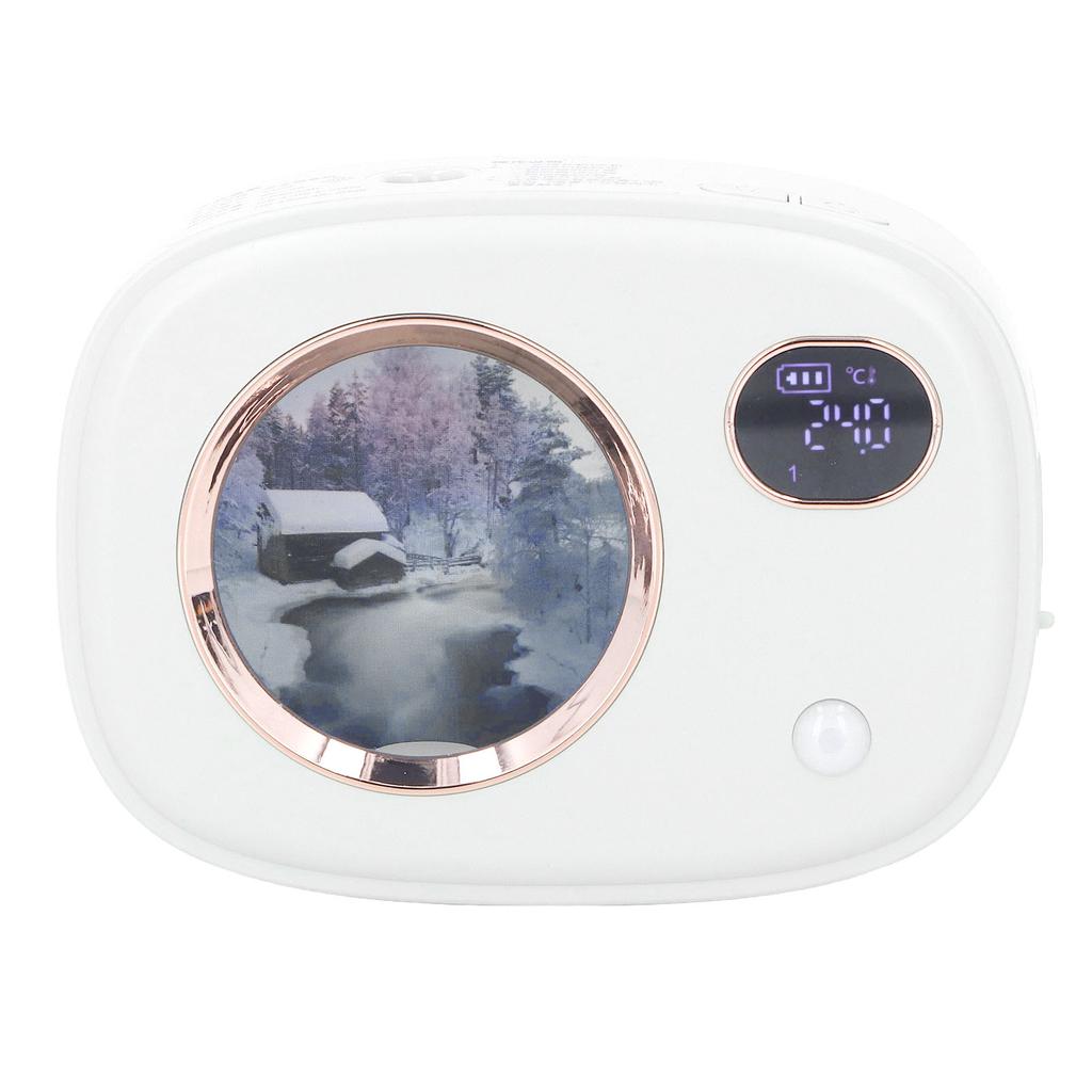 Fragrance Dispenser Smart Digital Display Ultrasonic Fragrance Aromatherapy Diffuser for Toilet Living Room Hotel White
