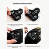 3-Hole Cycling Cleats Anti-Slip Bike Pedal Cleats for Look KEO Pedals Indoor Cycling Training