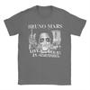 Rapper Bruno Mars 100 Cotton TShirt For Couple Summer  Streetwear TShirts O Neck Hip Hop Tees Oversized Hot Sale Tops