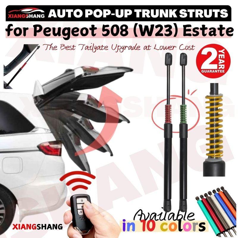 Auto Pop-Up Trunk Struts for Peugeot 508 (W23) Estate 2010-present Automatic Opening Gas Lift Supports with Springs